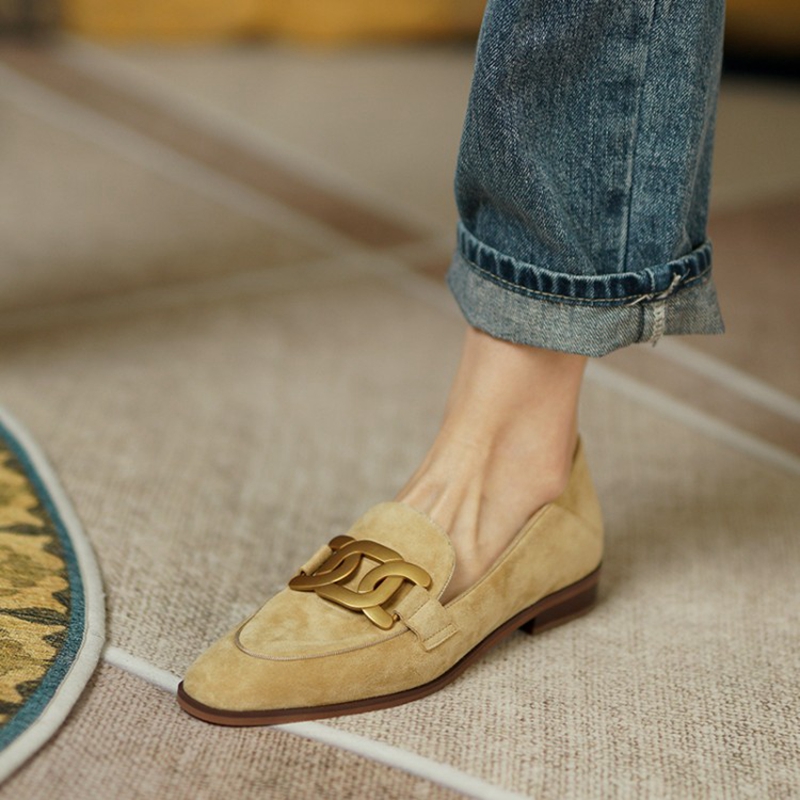 Suede Leather Women Loafers Sp - Women'S Shoes 评论和价格