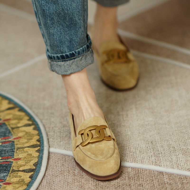 Suede Leather Women Loafers Sp - Women'S Shoes 评论和价格