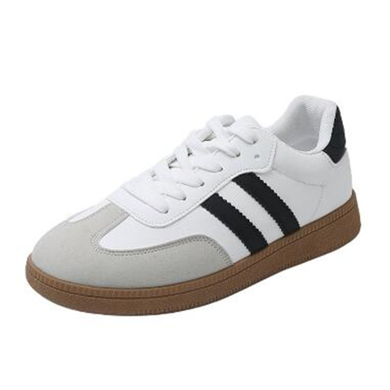 New Retro Round Head Soft Leat - Sneakers 评论和价格