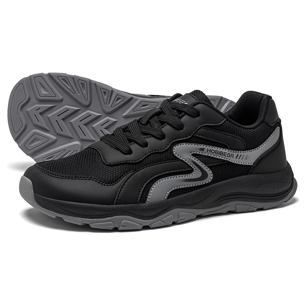 HOBIBEAR Unisex Wide Toe Runni - Breathable Mesh Athletic Shoes 评论和价格