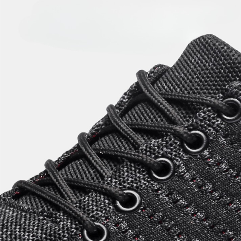 Men's Sneakers Knit Shoes Fash - Knit Fabric Lace Up Sneakers 评论和价格