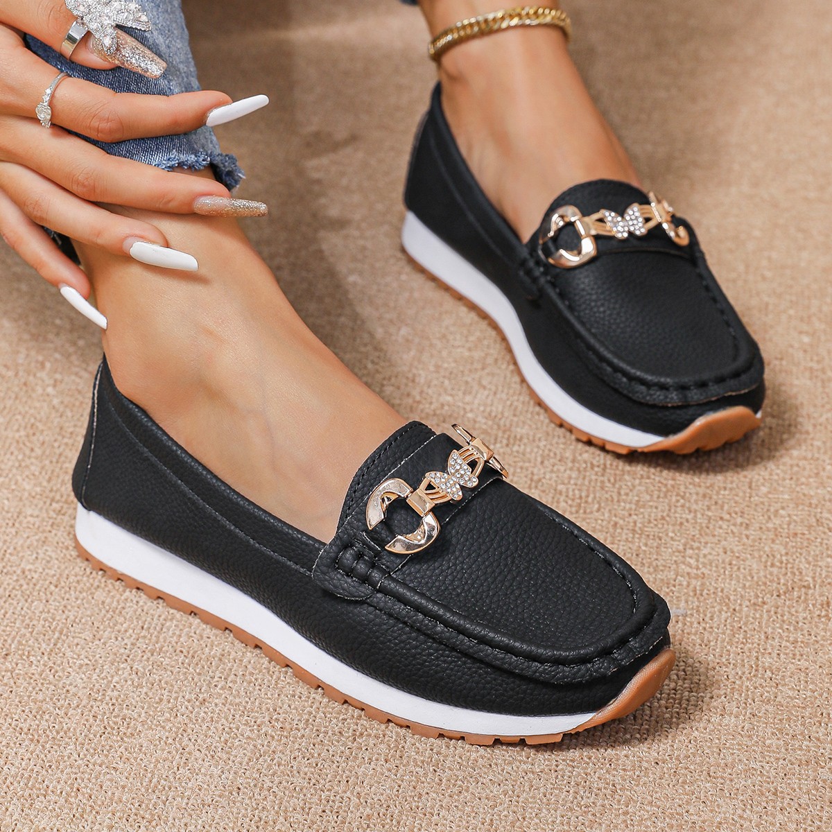 2026 New Women Flats Spring Au - Sneakers 评论和价格