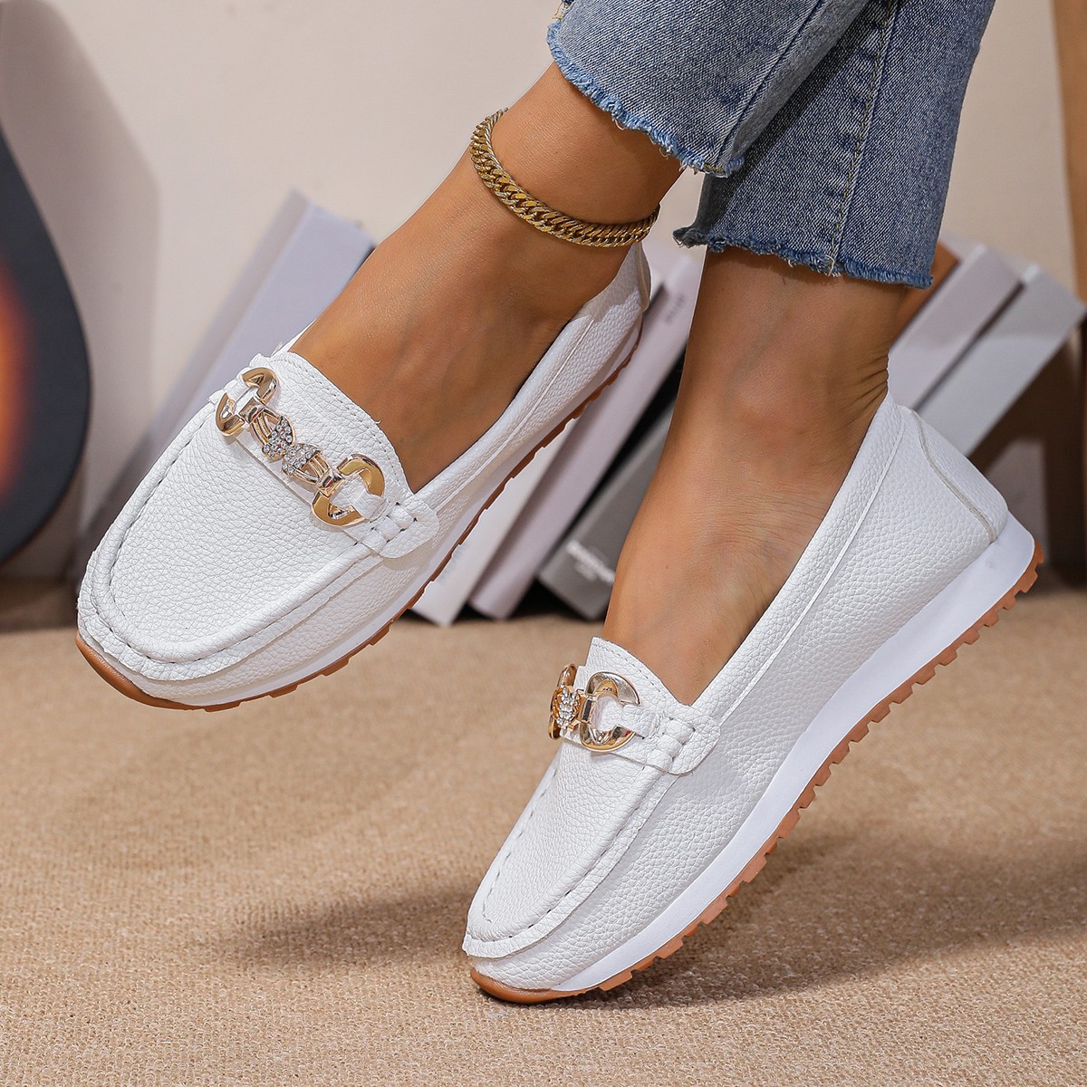 2026 New Women Flats Spring Au - Sneakers 评论和价格