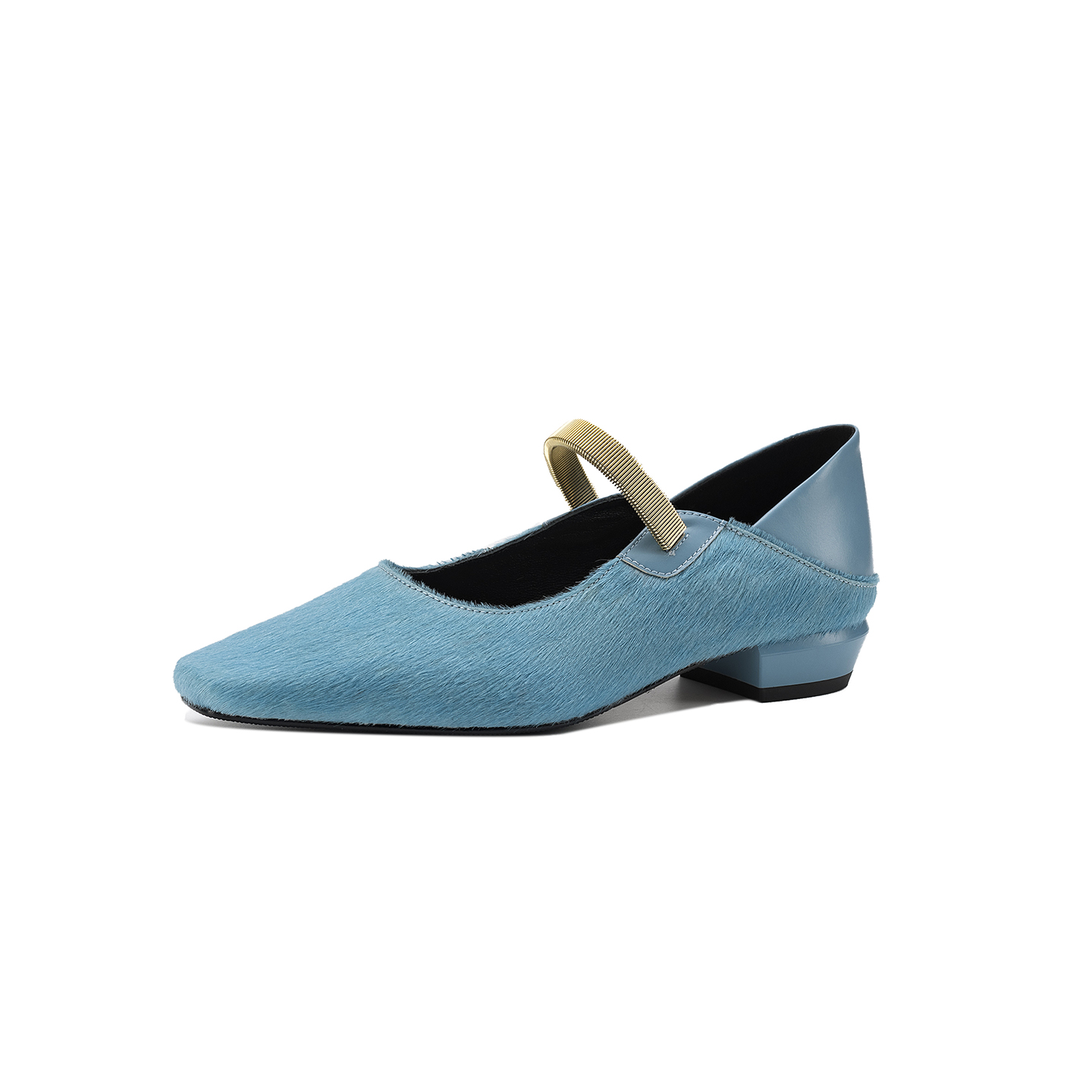 Genuine Leather Horsehair Squa - Sandals 评论和价格